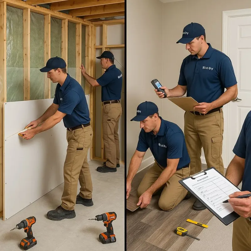 Repairs and Reconstruction process in Wood County, WI